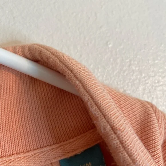 Tommy Bahama orange quarter zip pullover medium